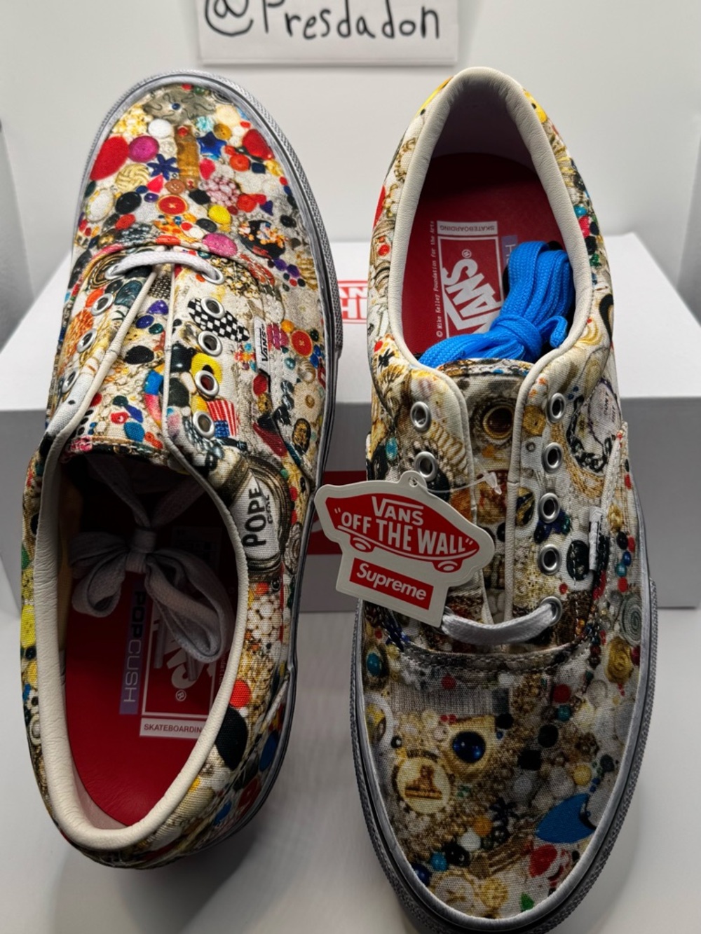 VN00110ANTR Mike Kelly X Supreme X Vans